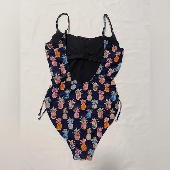 ✨Host Pick✨J.Crew Drawstring Ruched One-Piece Swimsuit - Picture 5 of 11